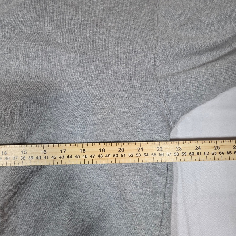 Vintage MC Sport Gray Embroidered Deer Buck Sweatshirt Mens Large Pullover - Picture 8 of 8